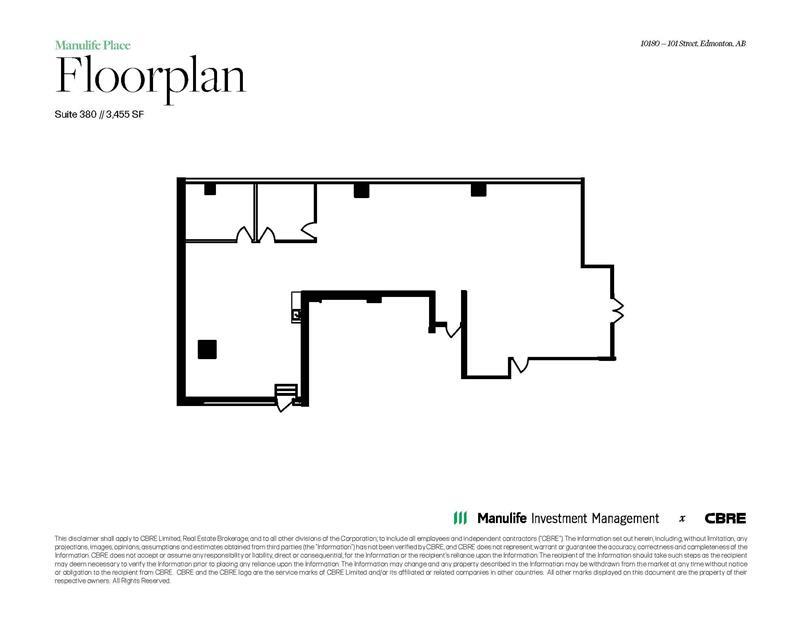 10180 101 St NW, Edmonton, AB à louer Plan d’étage- Image 1 de 1