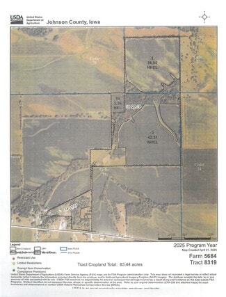 Plus de détails pour 210th Street Northeast, Solon, IA - Terrain à vendre