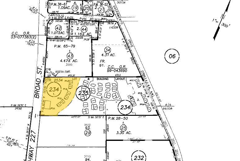 3592 Broad St, San Luis Obispo, CA for sale - Plat Map - Image 2 of 35