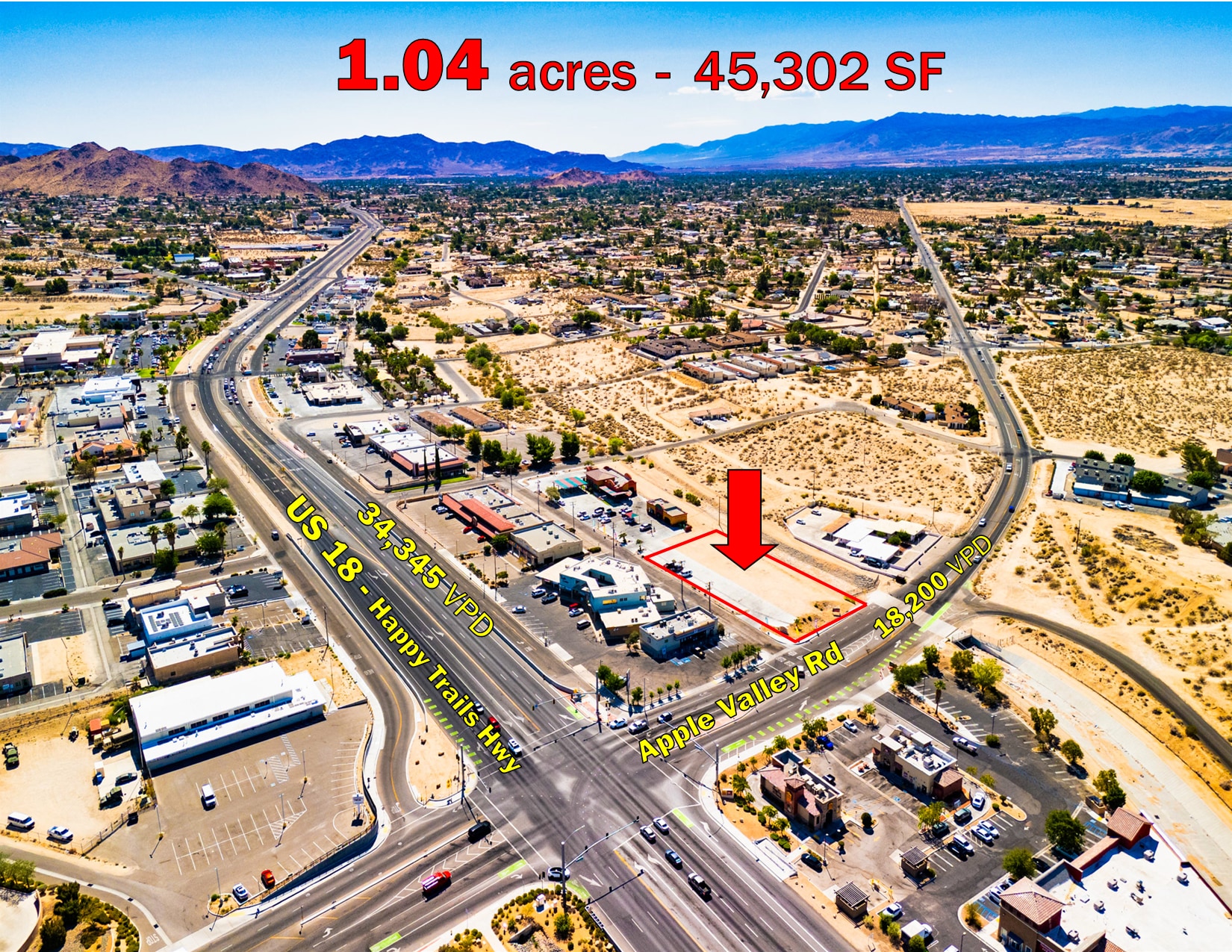 Apple Valley Rd, Apple Valley, CA for lease Primary Photo- Image 1 of 6