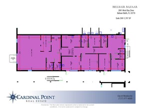 2923 W Bay Dr, Belleair Bluffs, FL à louer Plan d’étage- Image 1 de 1