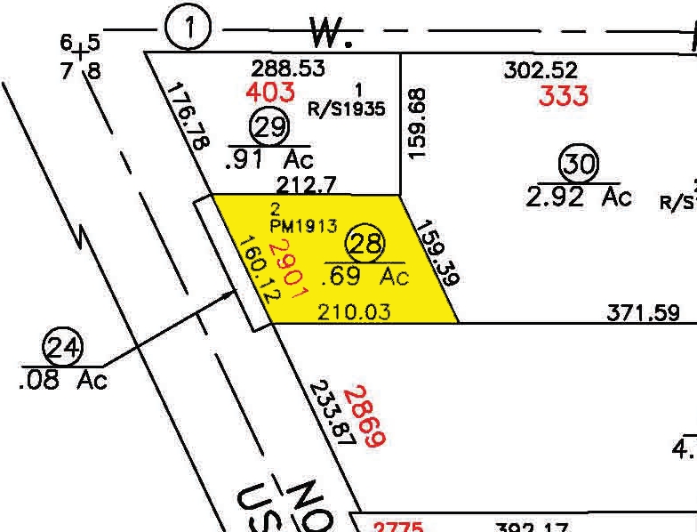 2901 N Carson St, Carson City, NV à vendre Plan cadastral- Image 1 de 1