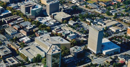 301 N Main St, Greenville, SC - aerial  map view