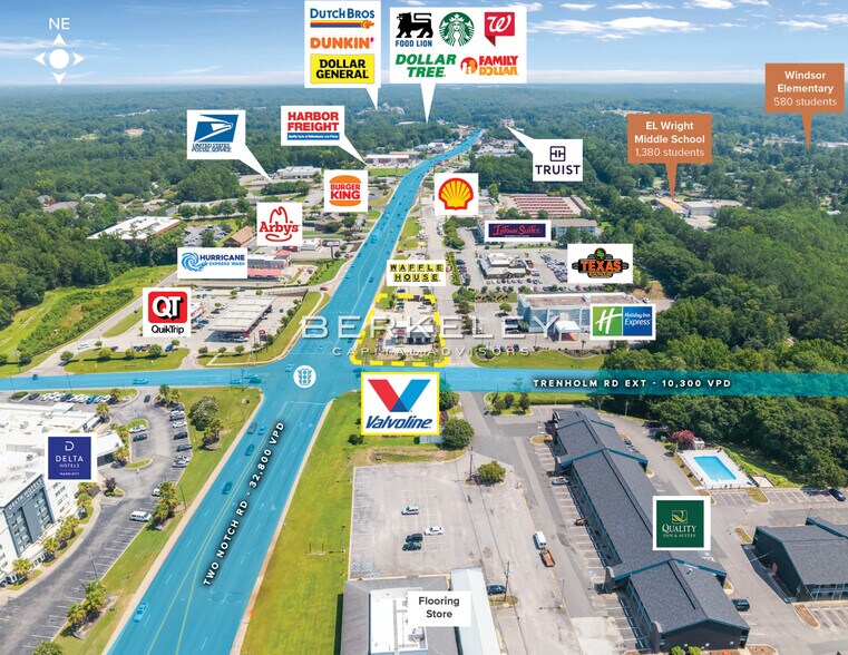 8200 Two Notch Rd, Columbia, SC à vendre - Photo du bâtiment - Image 2 de 5