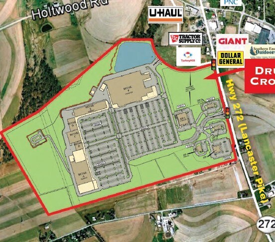 Route 272, Quarryville, PA à louer - Plan de site - Image 2 de 3