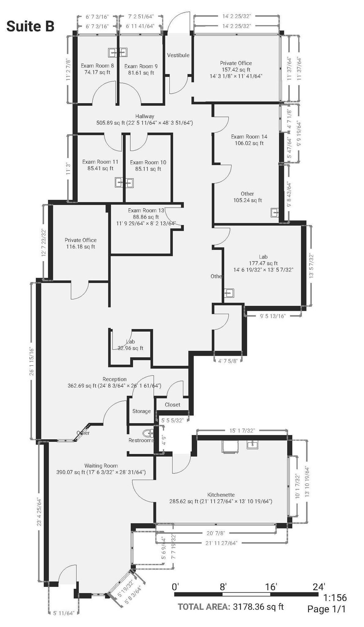 4830 Knightsbridge Blvd, Columbus, OH à louer Plan d’étage- Image 1 de 1