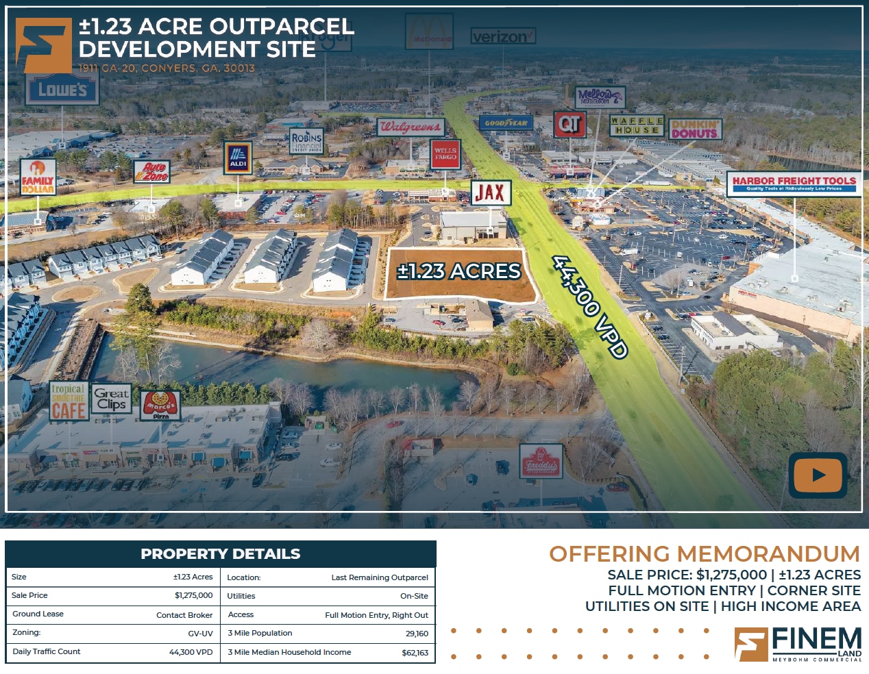 1911 SE Highway 20, Conyers, GA for sale Building Photo- Image 1 of 21