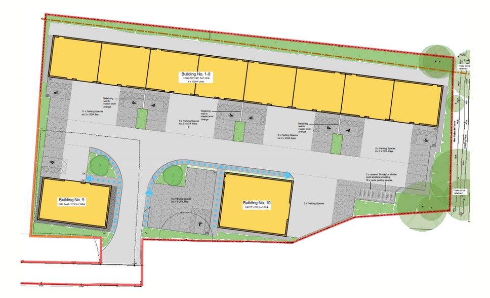 Norwich Rd, Watton for lease - Site Plan - Image 2 of 2