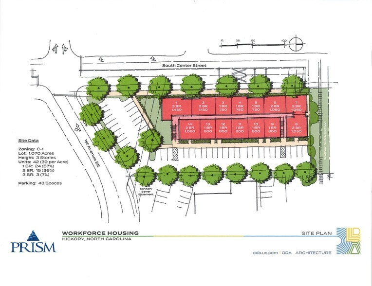 1 S Center St, Hickory, NC for sale - Building Photo - Image 1 of 1