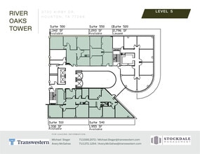 3730 Kirby Dr, Houston, TX à louer Plan d’étage- Image 1 de 1