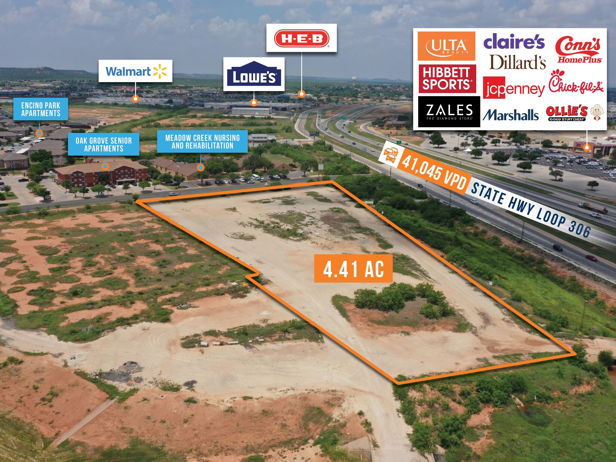 3993 Loop 306 & Southwest Blvd, San Angelo, TX à vendre Photo principale- Image 1 de 13