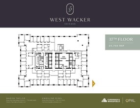 35 W Wacker Dr, Chicago, IL à louer Plan d’étage- Image 1 de 1