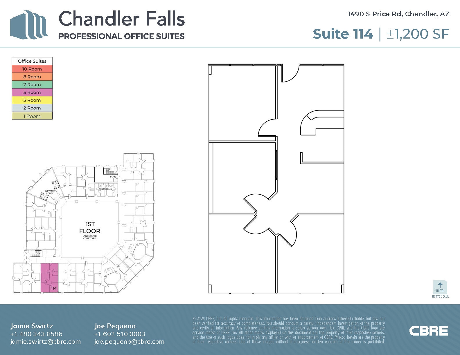 1490 S Price Rd, Chandler, AZ for lease Floor Plan- Image 1 of 1