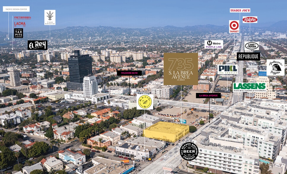 731-741 S La Brea Ave, Los Angeles, CA à vendre - Photo du bâtiment - Image 2 de 13