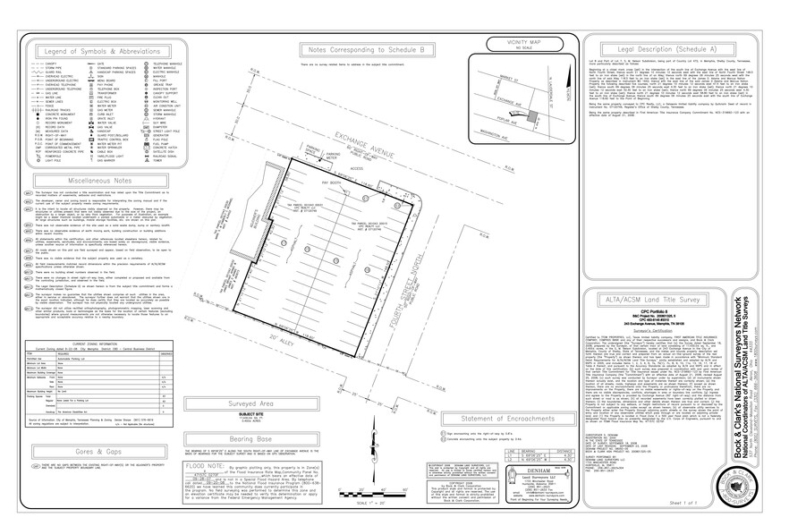 243 Exchange Ave, Memphis, TN à vendre - Plan de site - Image 3 de 3