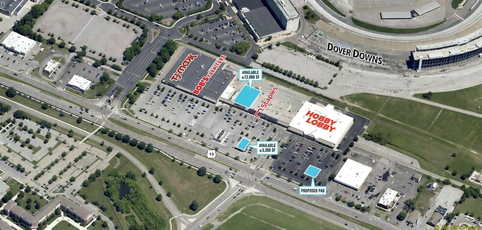 1001 N DuPont Hwy, Dover, DE for lease - Aerial - Image 1 of 8