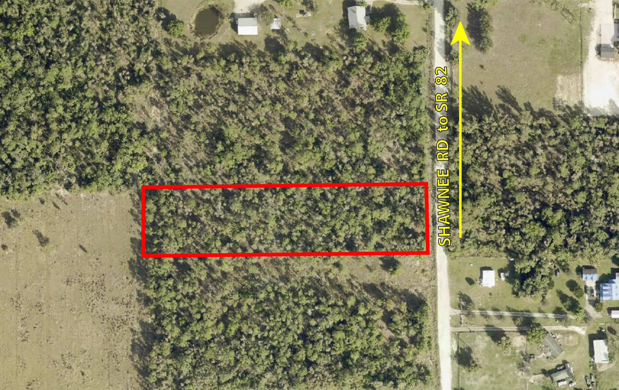 12600 Shawnee Rd, Fort Myers, FL à vendre Aérien- Image 1 de 2