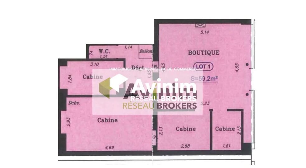 Retail in Paris for lease - Floor Plan - Image 2 of 2