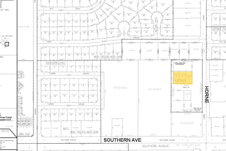 1110 S Horne, Mesa, AZ for sale - Plat Map - Image 2 of 13
