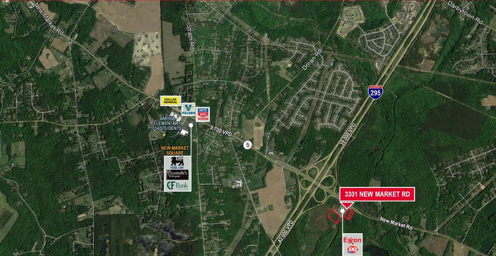 3301 New Market Rd, Richmond, VA à louer - Aérien - Image 3 de 3