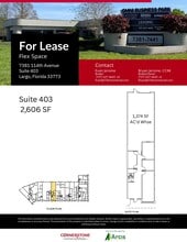 7381 114th Ave, Largo, FL à louer Plan d’étage- Image 1 de 6