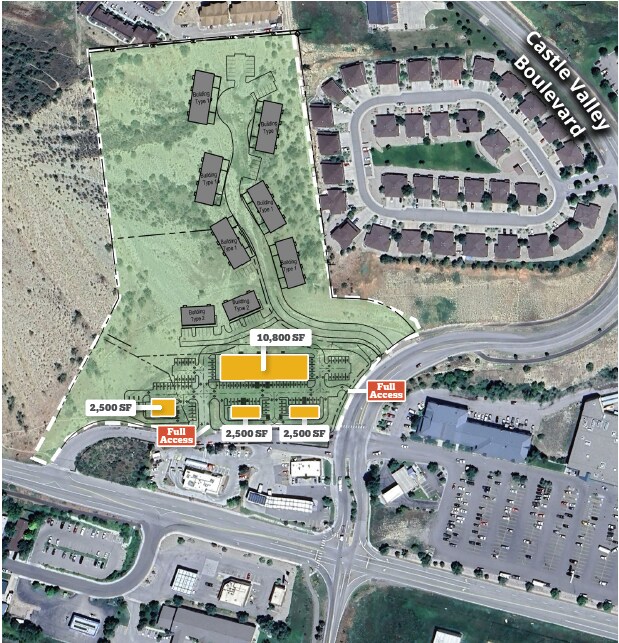 869-877 Castle Valley Blvd, New Castle, CO for lease Site Plan- Image 1 of 2