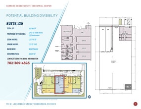 751 W Lake Mead Pky, Henderson, NV à louer Plan d’étage- Image 1 de 2