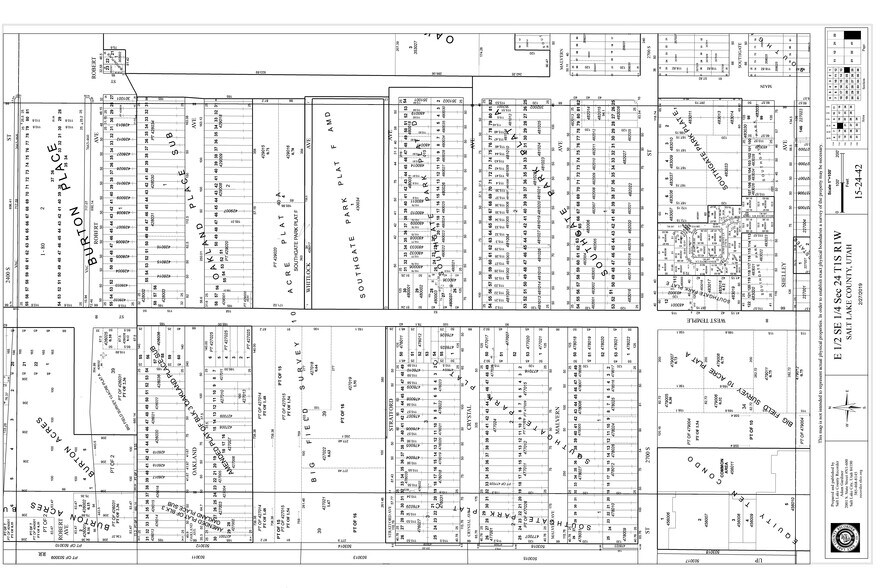 196 W Malvern Ave, South Salt Lake, UT à louer - Plan cadastral - Image 3 de 4