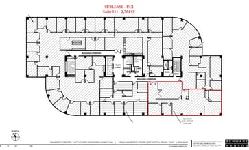 1300 S University Dr, Fort Worth, TX for lease Floor Plan- Image 1 of 1