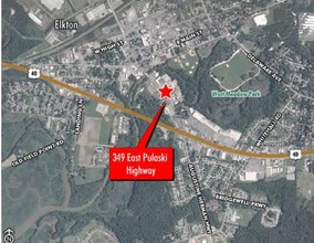 349 E Pulaski Hwy, Elkton, MD - Aérien  Vue de la carte - Image1