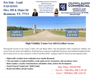More details for 7414 TX 105, Beaumont, TX - Land for Sale