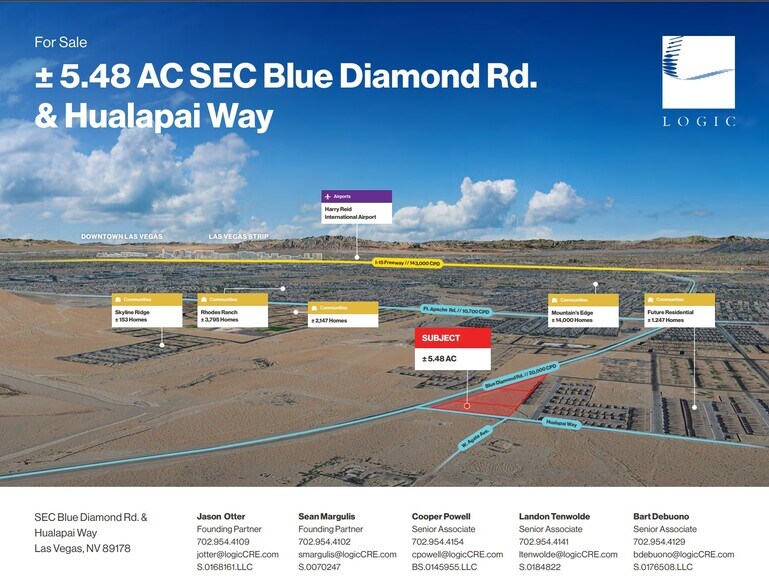 SEC Blue Diamond & Hualapai, Las Vegas, NV à vendre - Photo du bâtiment - Image 1 de 5
