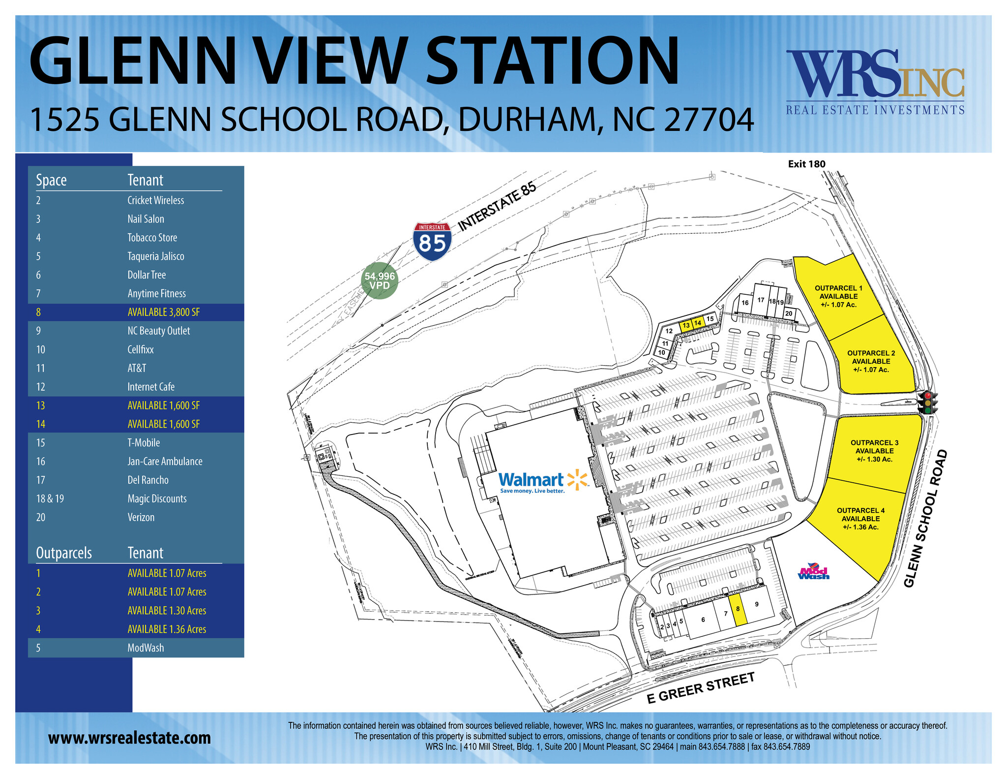 1525 Glenn School Rd, Durham, NC à vendre Plan de site- Image 1 de 9