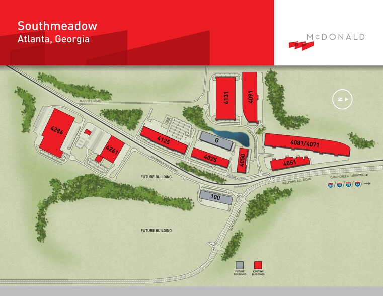 Southmeadow East Pky, Atlanta, GA for lease - Site Plan - Image 3 of 3
