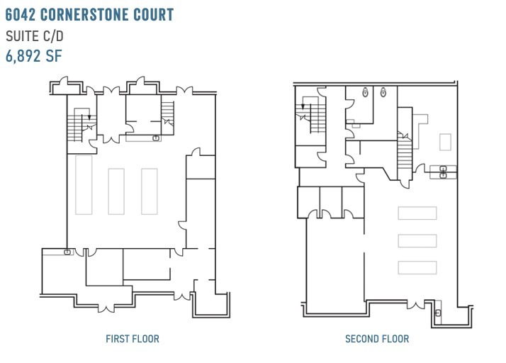 6044 Cornerstone Ct W, San Diego, CA à louer Plan d  tage- Image 1 de 2