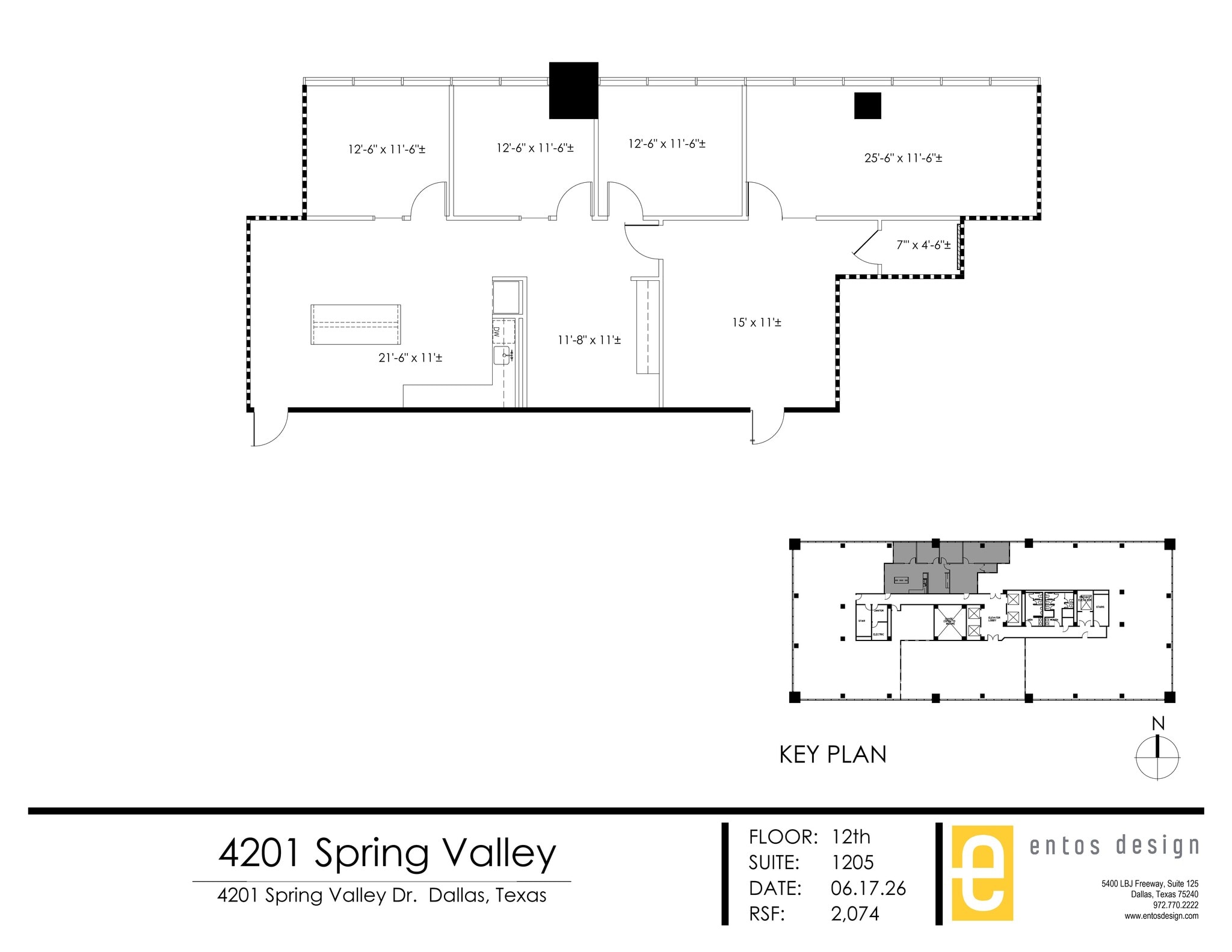4201 Spring Valley Rd, Dallas, TX for lease Site Plan- Image 1 of 2