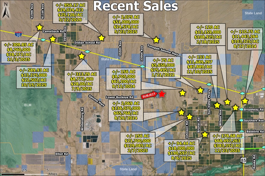 331st ave, Buckeye, AZ for sale - Aerial - Image 3 of 5
