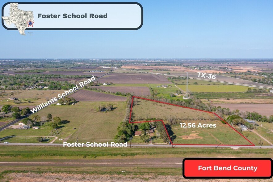 0 Foster School rd, Needville, TX for sale - Aerial - Image 2 of 16