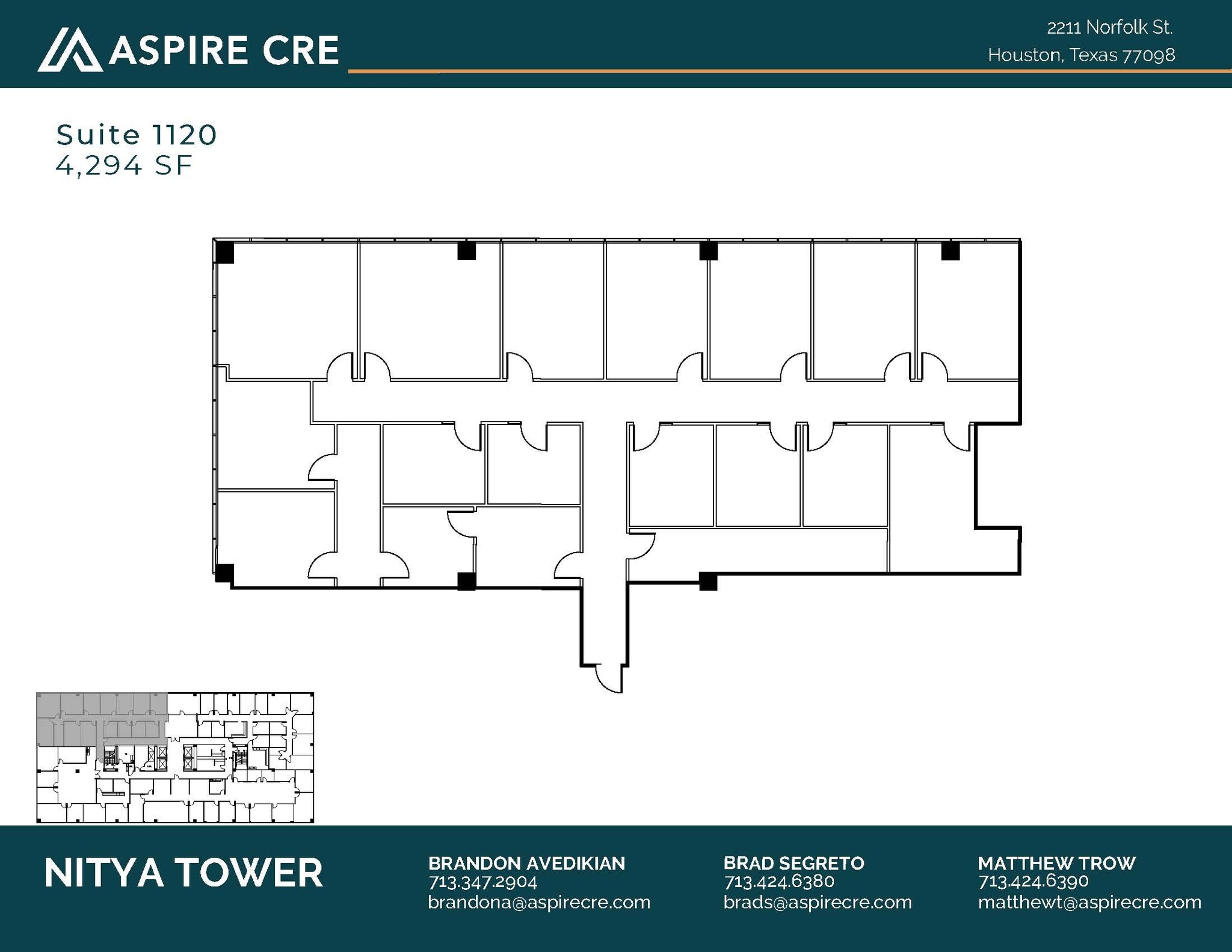 2211 Norfolk St, Houston, TX for lease Interior Photo- Image 1 of 1