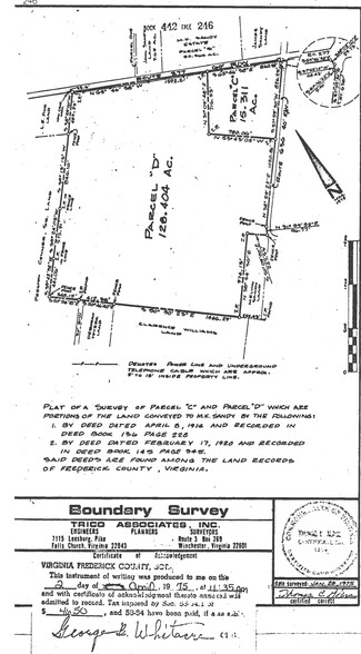 1026 Fairfax Pike, Stephens City, VA à vendre - Plan cadastral - Image 3 de 4