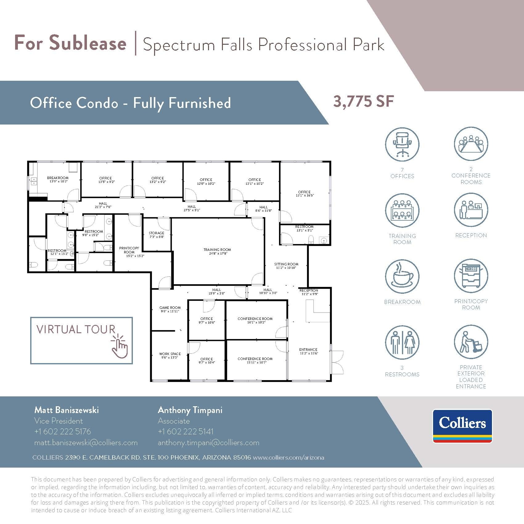 2680 S Val Vista Dr, Gilbert, AZ for lease Floor Plan- Image 1 of 1
