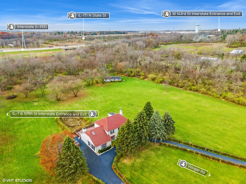 15532 S Gougar Rd, Homer Glen, IL for sale - Aerial - Image 1 of 46