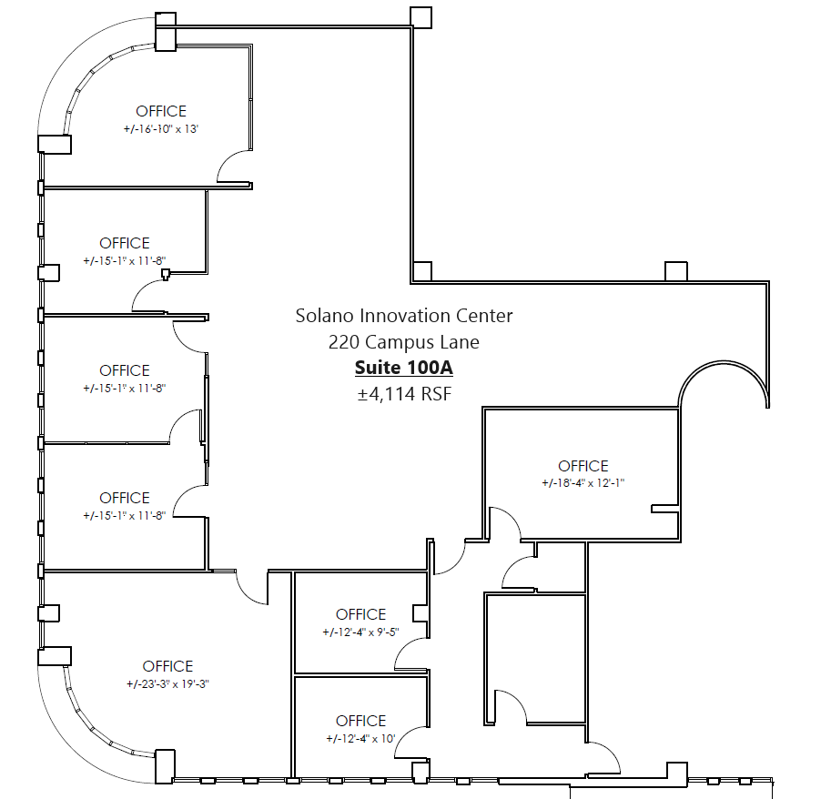 220 Campus Ln, Fairfield, CA for lease Floor Plan- Image 1 of 1