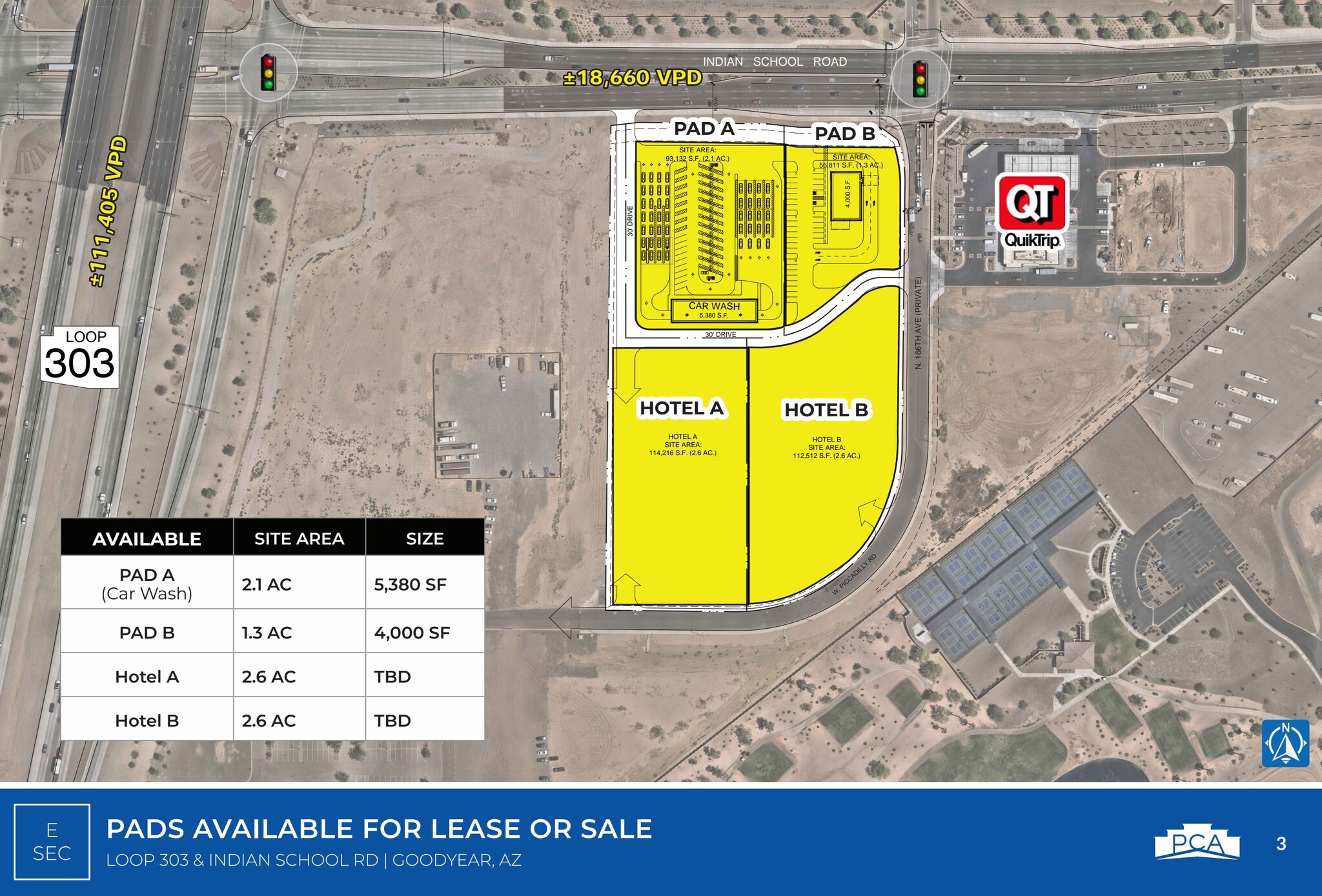 Indian School Rd, Goodyear, AZ for sale Site Plan- Image 1 of 2