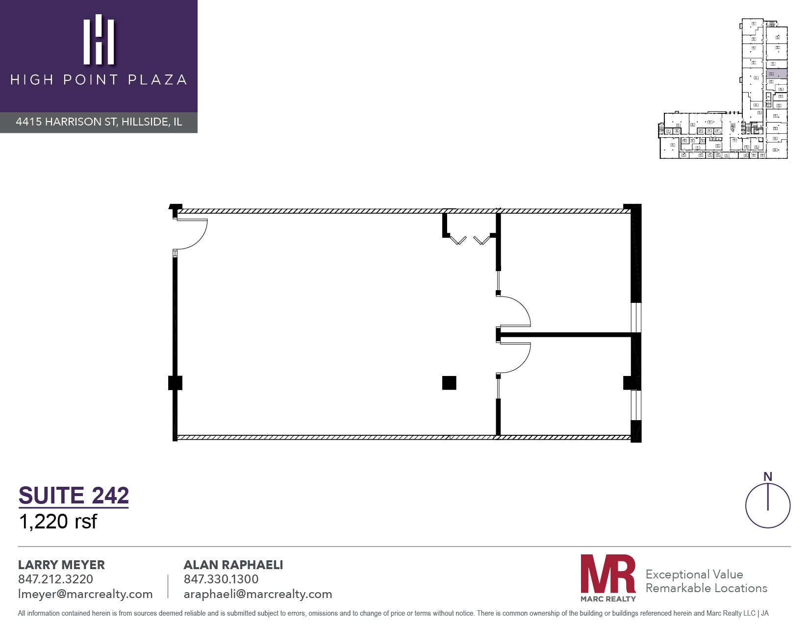 4415 W Harrison St, Hillside, IL for lease Floor Plan- Image 1 of 1