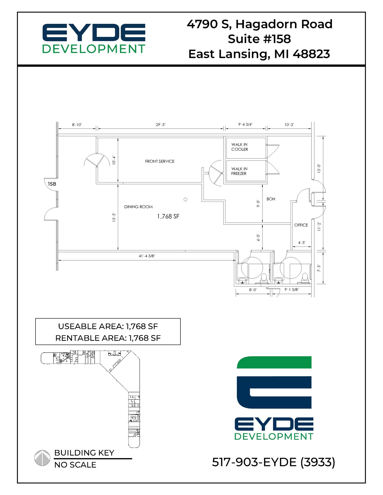 4790 S Hagadorn Rd, East Lansing, MI for lease Site Plan- Image 1 of 1