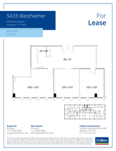 5433 Westheimer Rd, Houston, TX for lease Floor Plan- Image 1 of 1