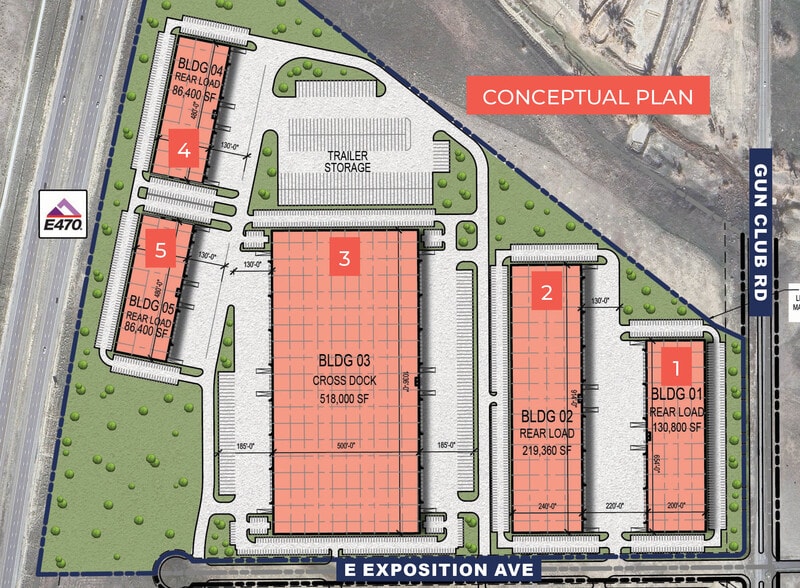 470 Commerce Bldg 3 - Gun Club Rd. & E. Exposition, Aurora, CO for sale - Building Photo - Image 2 of 4