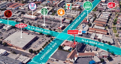 1000 N La Brea Ave, Inglewood, CA - AERIAL map view - Image1