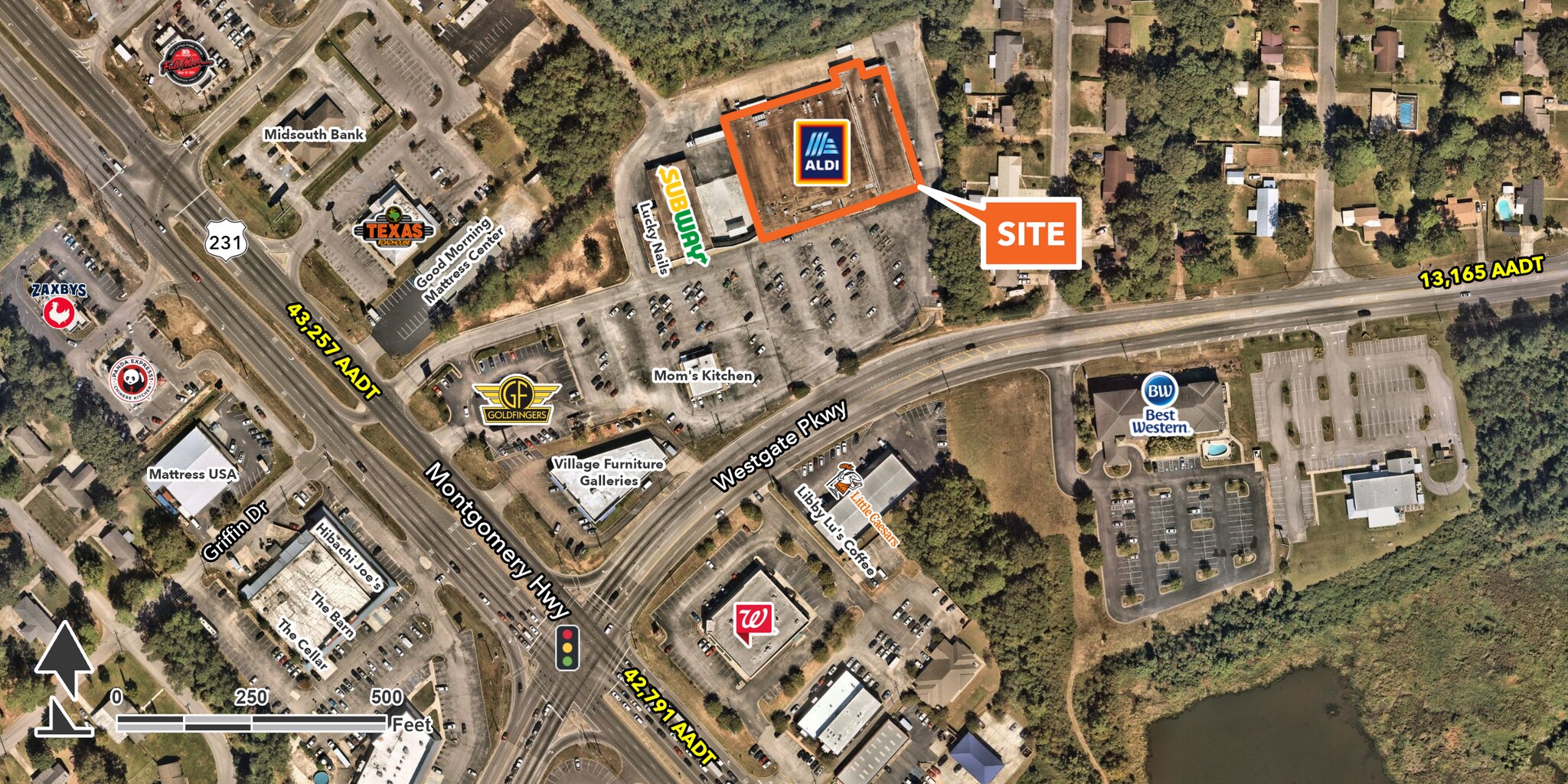 1555-1571 Westgate Pky, Dothan, AL for lease Building Photo- Image 1 of 2